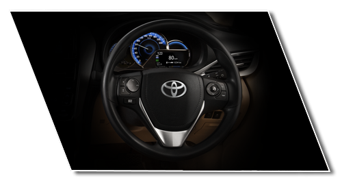 Steering switches with audio, Bluetooth and MID
